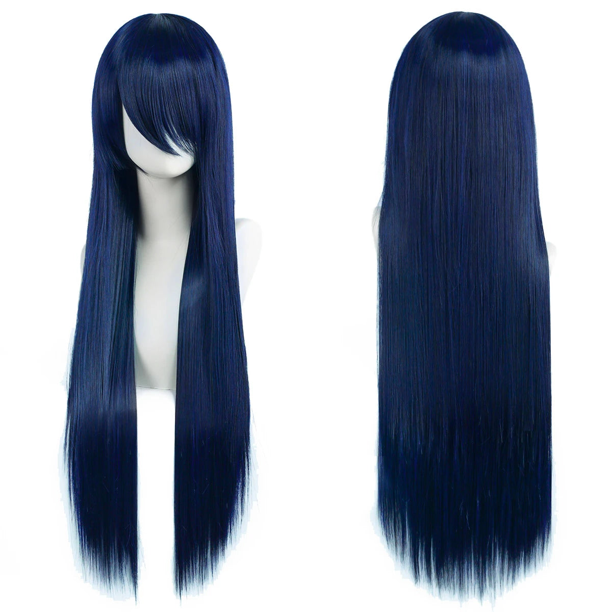 Long Straight Cosplay Wig – 32 Inch Synthetic Lolita Hair, 36 Colors