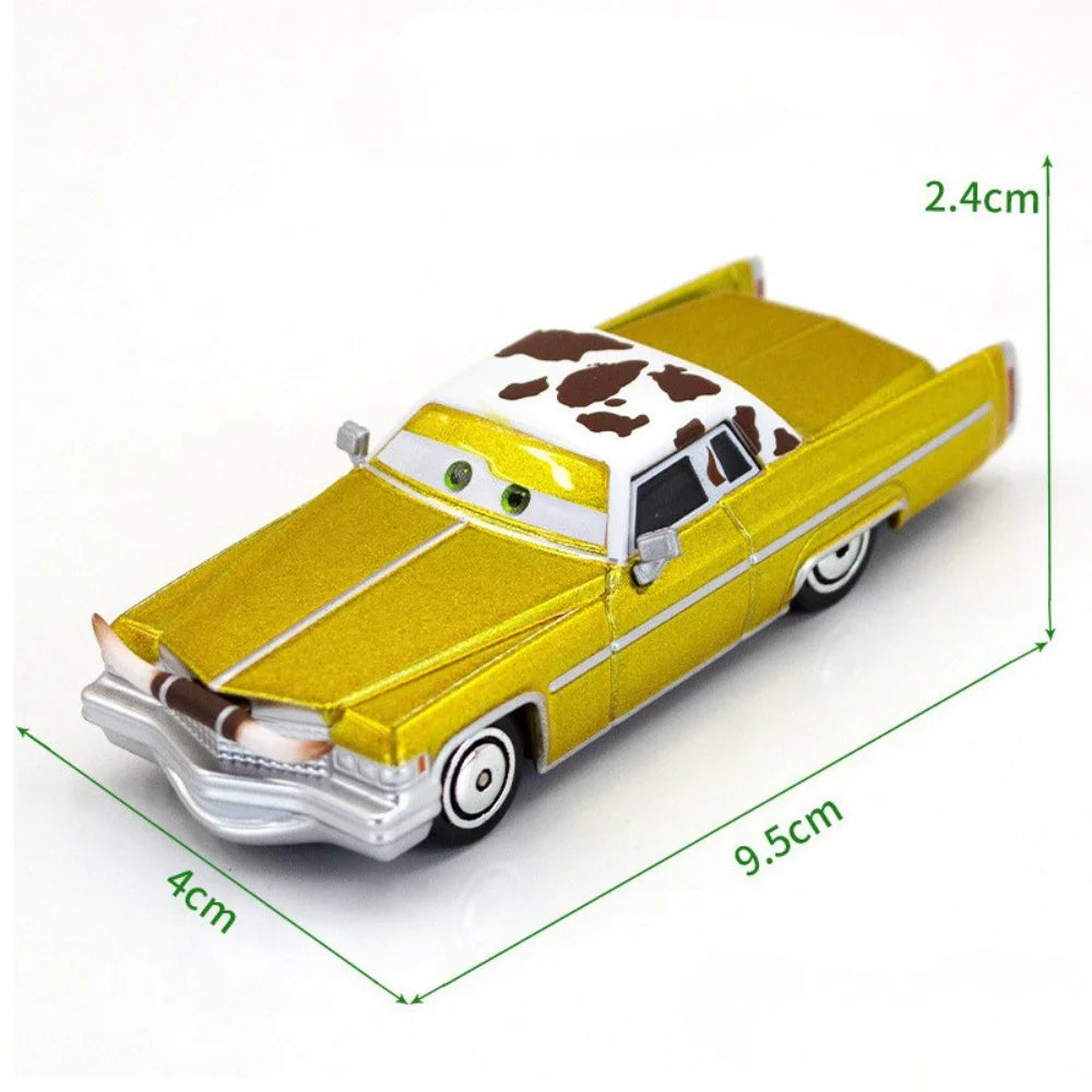 Pixar Cars Die-Cast Metal Model Cars – Lightning McQueen & Friends