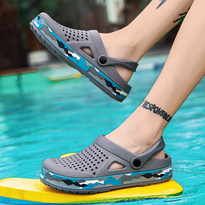 Men's Clog Sandals – Lightweight Breathable Hole Shoes