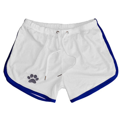 Men's Mesh Running Shorts Breathable Gym Fitness Short Pants