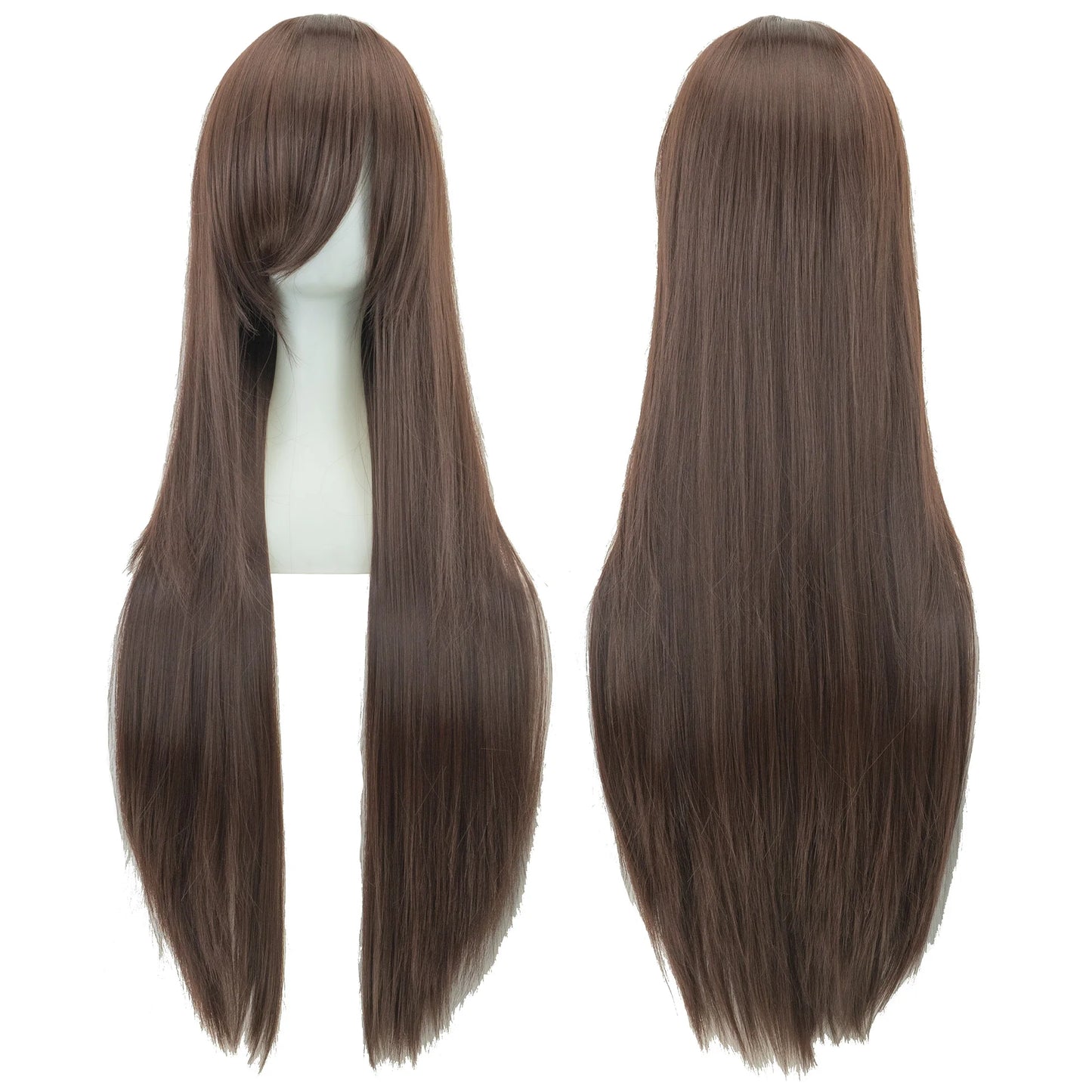 Long Straight Cosplay Wig 80cm Synthetic Hair – 36 Colors