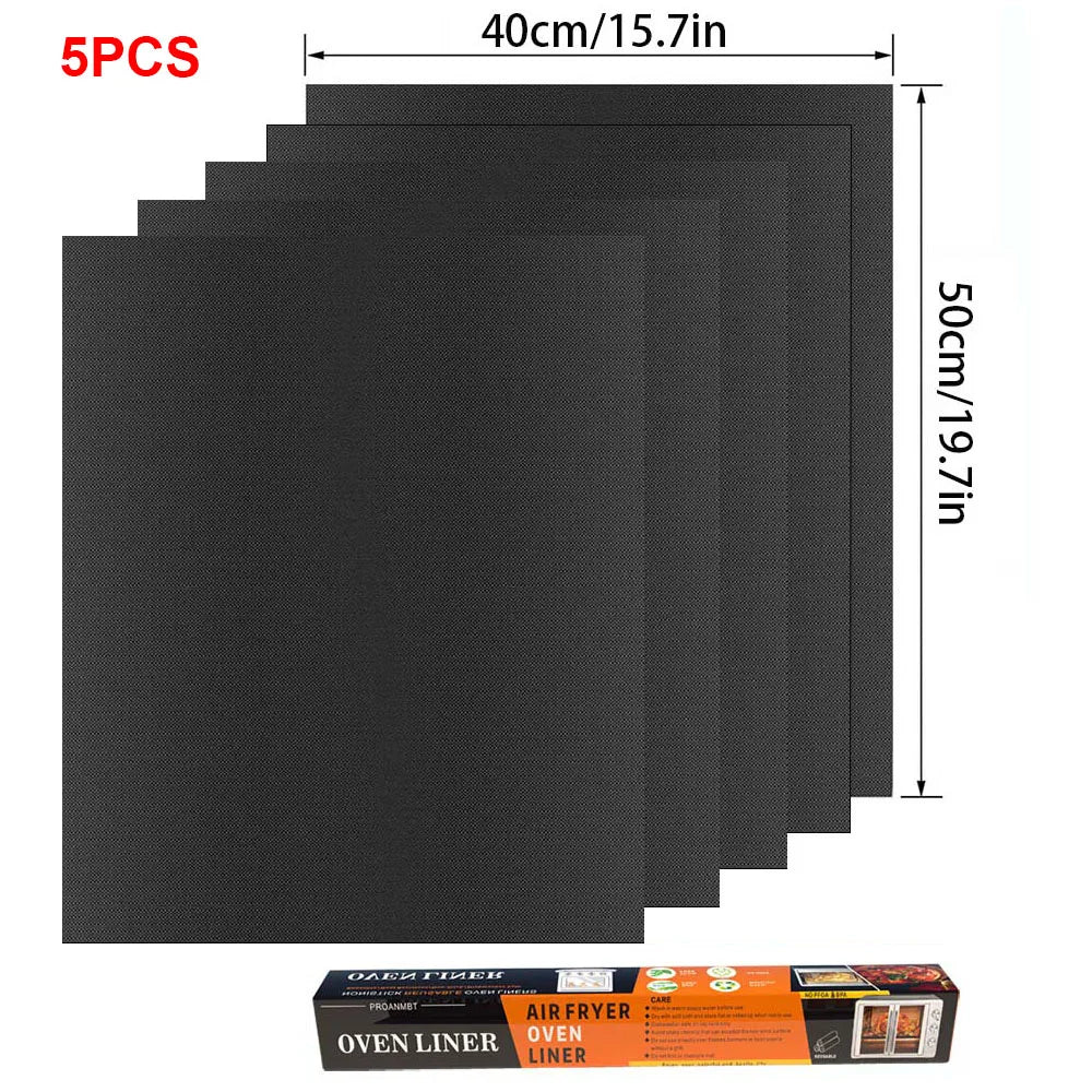 Non-Stick BBQ Grill Mat & Oven Liner – Reusable