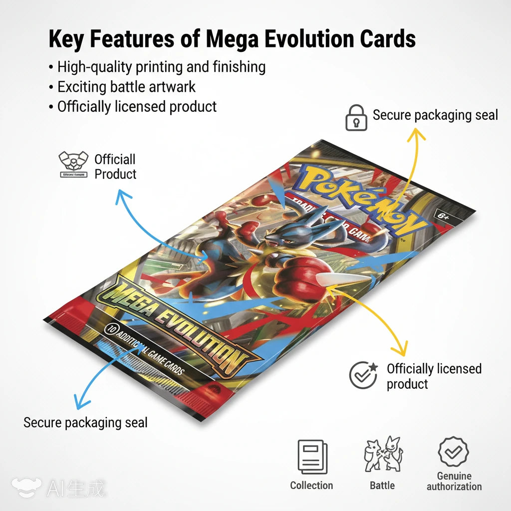 Pokemon TCG Mega Evolution ME01 Booster Packs – Random 40pcs