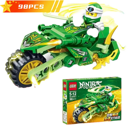 Ninja Dragon Building Blocks Set – Mini Action Figure Toy