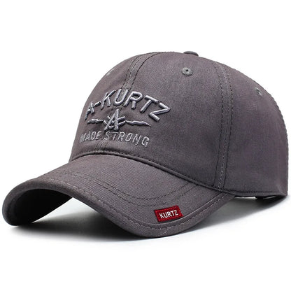 Embroidered Baseball Cap – Adjustable Outdoor Sun Hat for Men & Women