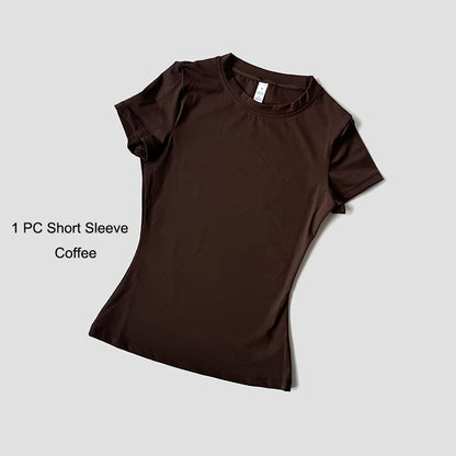 Women's Yoga Set – High-Waist Shorts & Sport Top Fitness Suit