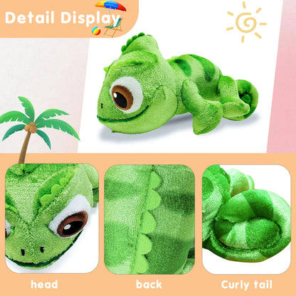 Pascal Chameleon Plush Toy 6.7in – Rapunzel Stuffed Animal Gift