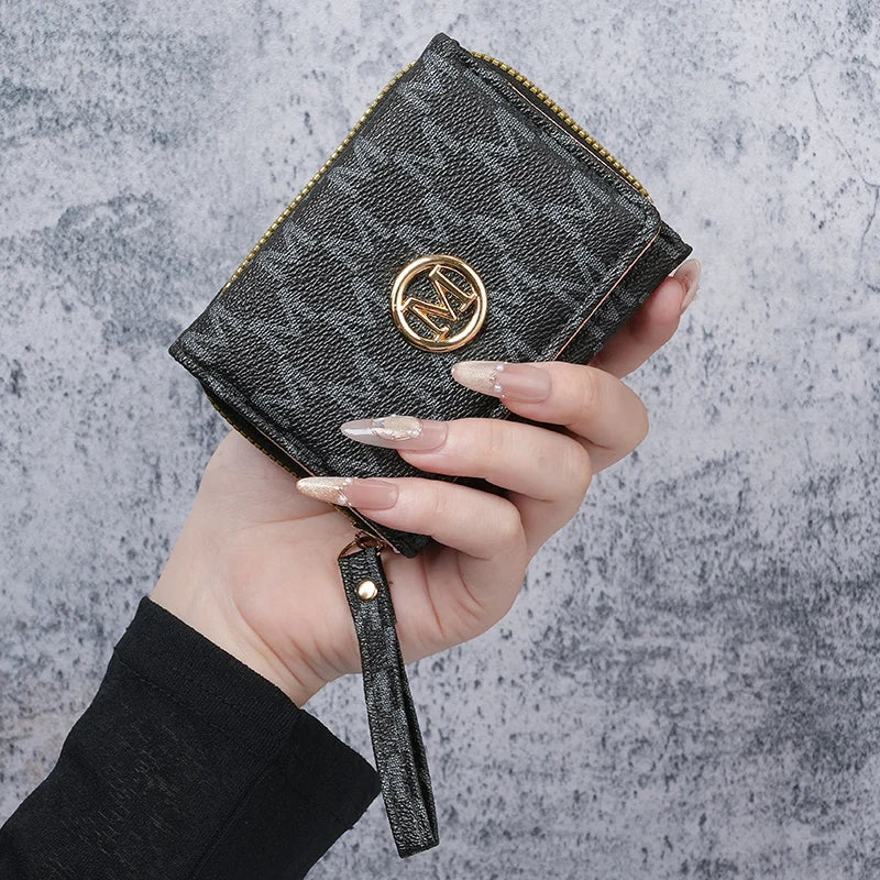 Women's Short PU Leather Wallet – Luxury Coin Purse