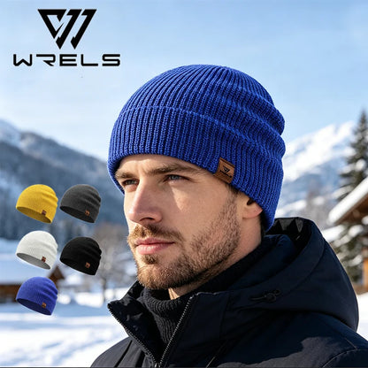 Reflective Knitted Beanie Hat Windproof Unisex
