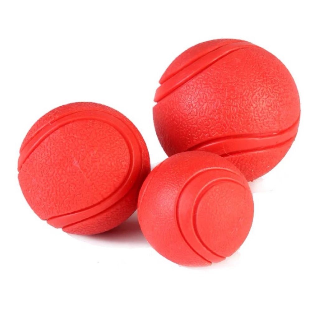 Rubber Dog Ball Bite-Resistant Fetch & Training Toy