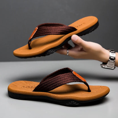 Men Flip Flop Comfortable Breathable Slip-On Sandals Casual Summer Footwear