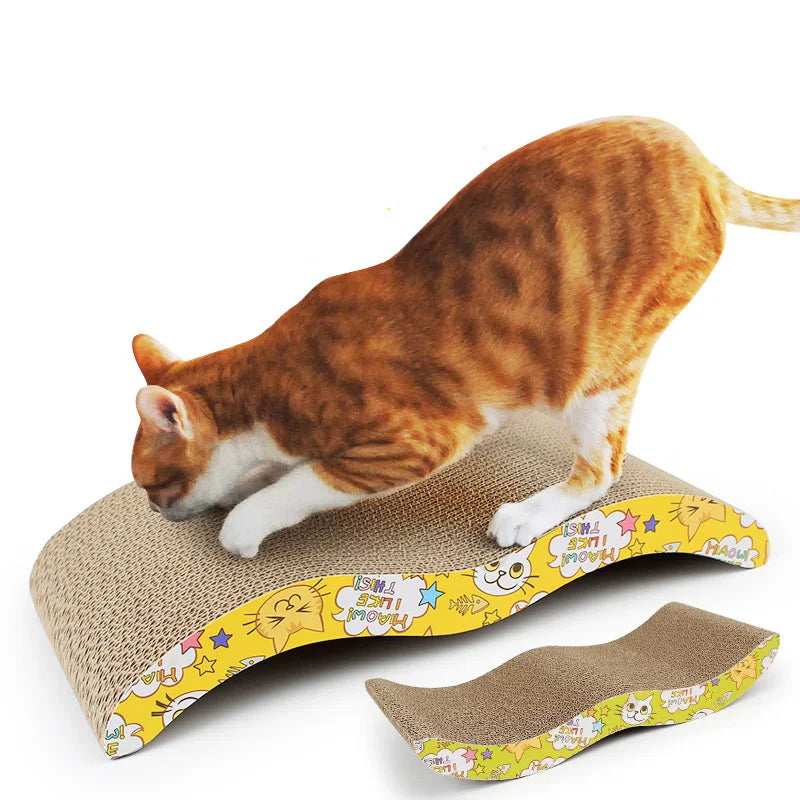 Cat Scratcher Lounge Board – Corrugated Cardboard Scratch Pad