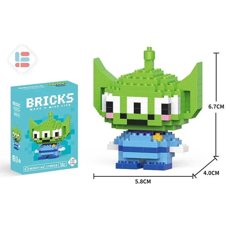 Disney Tsum Tsum Mini Building Blocks – Cartoon Micro Brick Figures