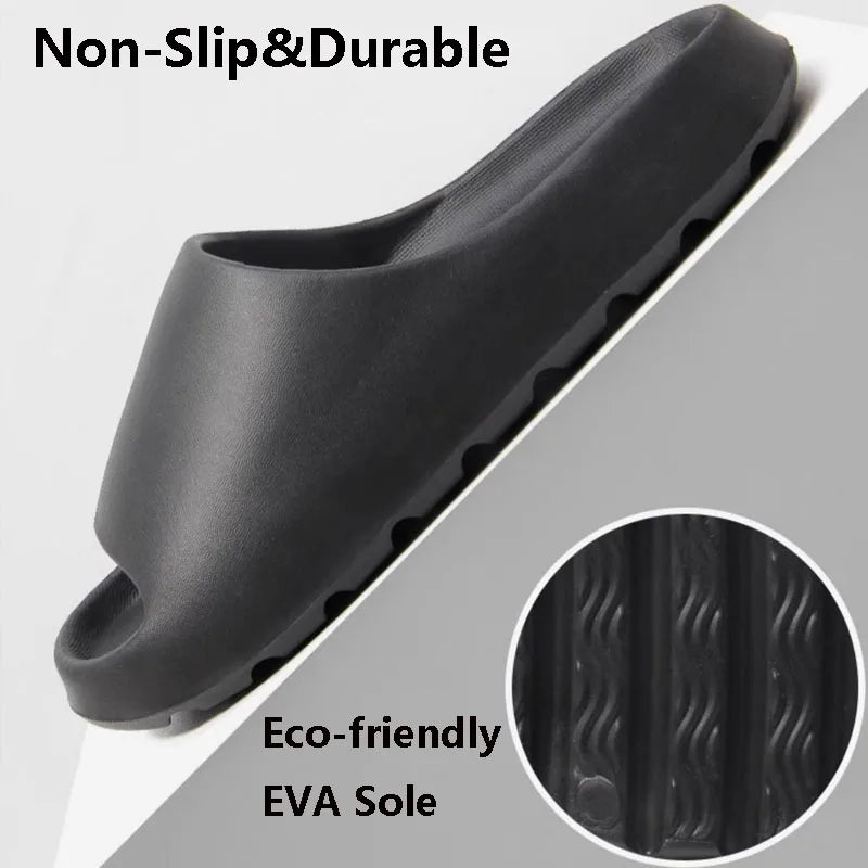 EVA Cloud Slippers – Thick Sole Non-Slip Slides for Men & Women