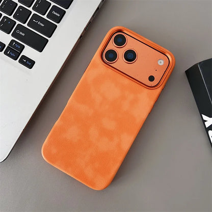 Retro Crazy Horse Leather Magsafe Case Iphone 18pro 15 14 13 12 17 Pro Max Simple Texture Magnetic