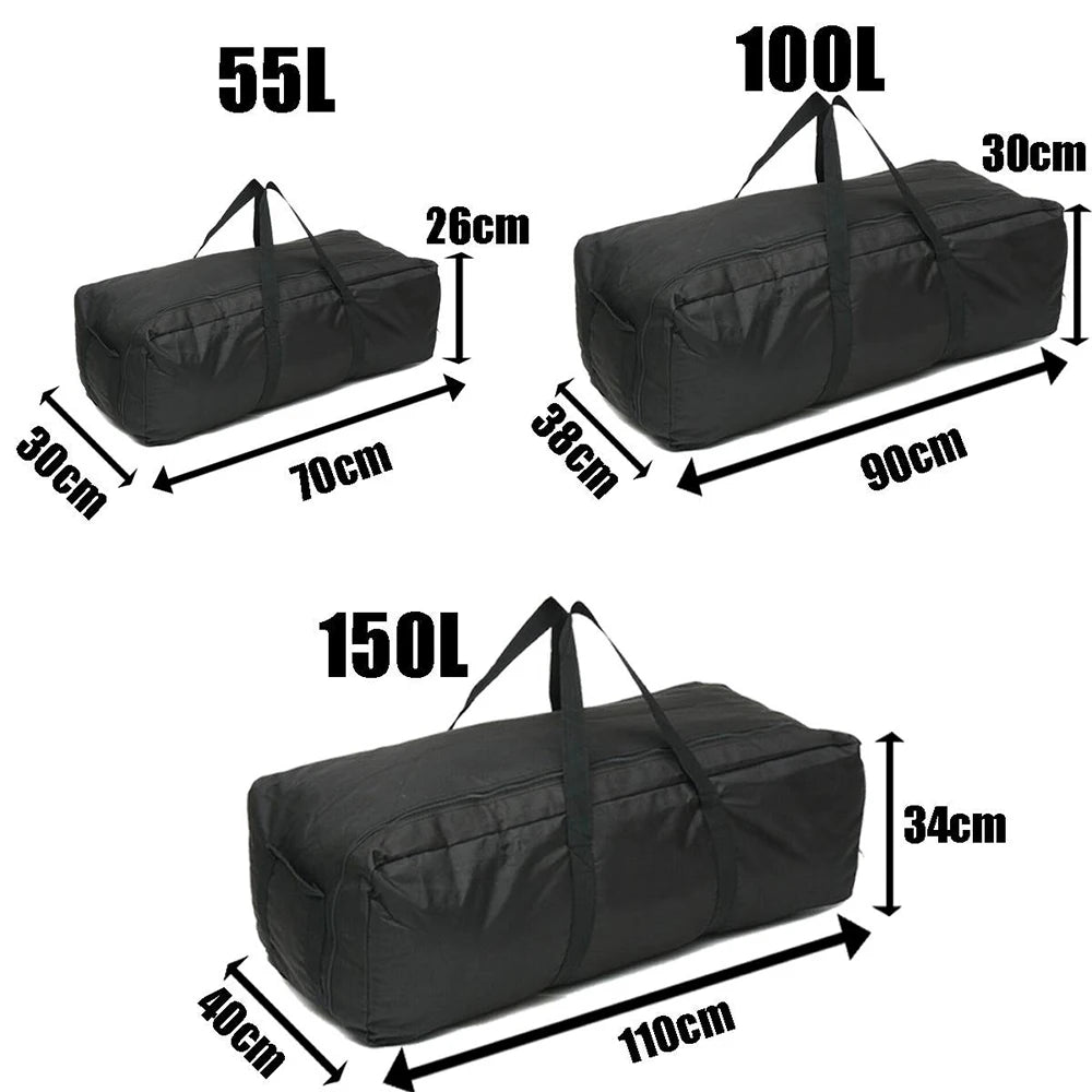Large Travel Duffle Bag – Camping & Outdoor Storage 55L–150L