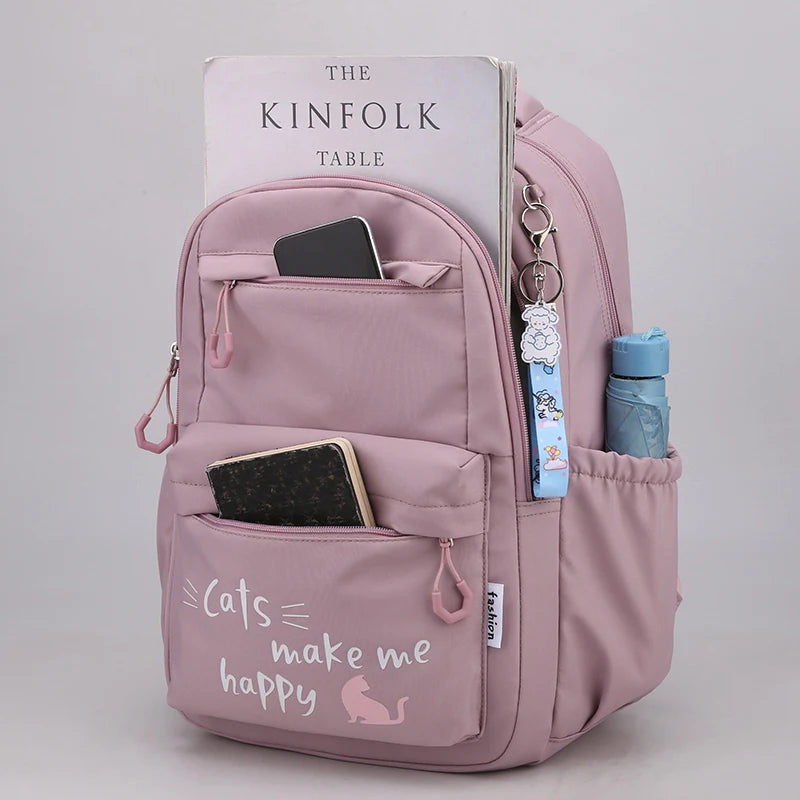 Kawaii Girls School Backpack – Cute Kids Book Bag