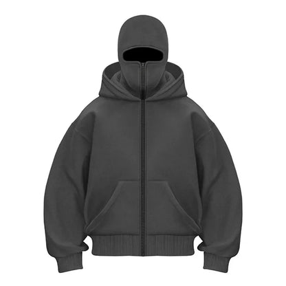 Labrador Graphic Double Layer Hoodie Goth Sweatshirt