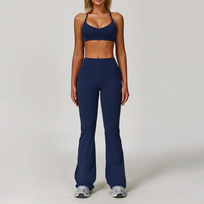 Women's Yoga Set – 2 & 3 Piece Sports Bra & Shorts Activewear