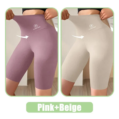 High Waist Biker Shorts for Women – Push Up Gym Cycling Yoga Leggings