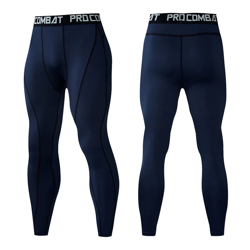 Men's Compression Leggings – Running Workout Tight Pants