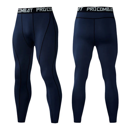 Men's Compression Leggings – Running Workout Tight Pants