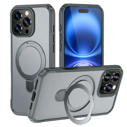 Magsafe Wireless Charge Fold Magnetic Stand Phone Case Iphone 15 16 17 18 Pro Max 16e 14 13 12 11