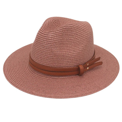 Panama Straw Sun Hat – Unisex Wide Brim Beach & Summer Hat