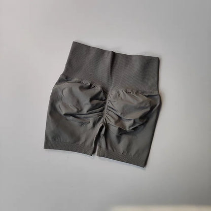 Women's High-Waist Yoga Shorts – Breathable Workout & Running Shorts