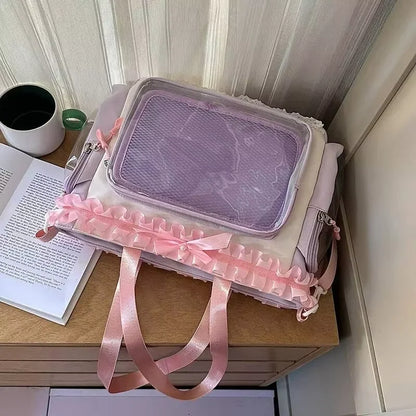Ita Bag Transparent Window Tote – Y2K Kawaii Crossbody Shoulder Bag