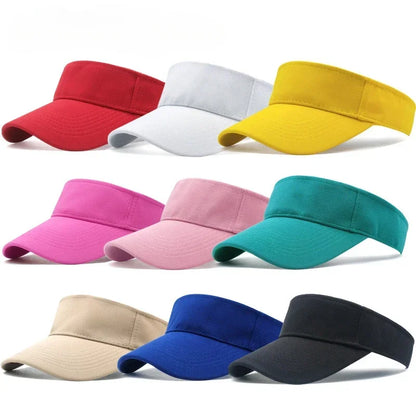 Sun Visor Cap – Unisex Outdoor Sports Hat for Golf & Running