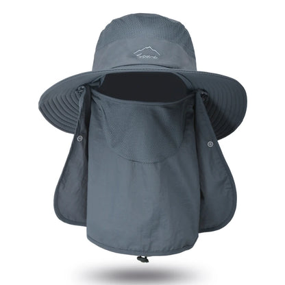 Fishing Sun Hat with Neck Flap – Outdoor UV Protection Wide Brim