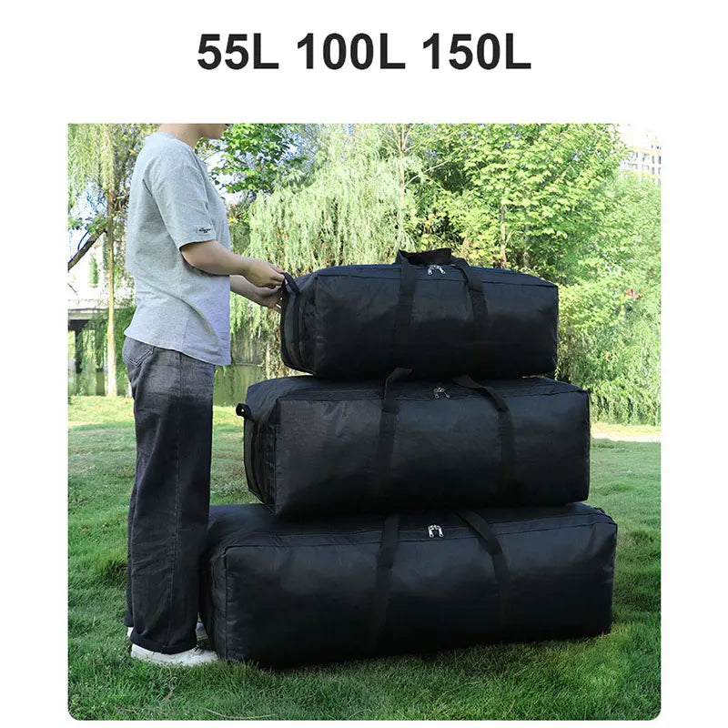 Large Travel Duffle Bag – Camping & Outdoor Storage 55L–150L