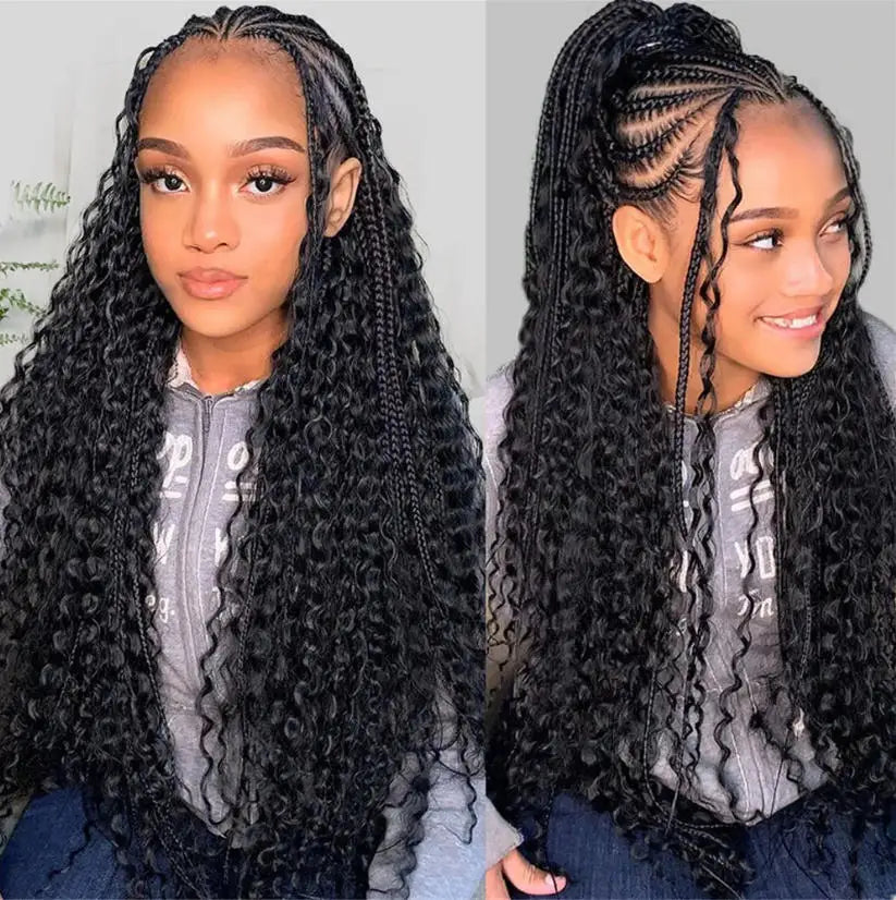 Deep Water Wave Braiding Hair Bulk – No Weft Human Hair Extensions