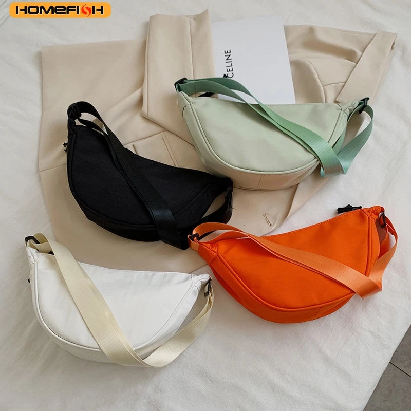 Crossbody Shoulder Bag – Casual Lightweight Crescent Messenger Bag