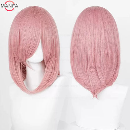 Anime Cosplay Wig - 40cm Medium Straight Wig with Bangs