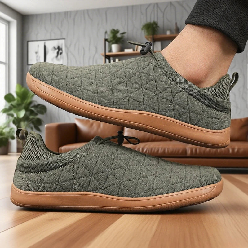 Men's Wide Barefoot Sneakers Breathable Mesh Zero Drop