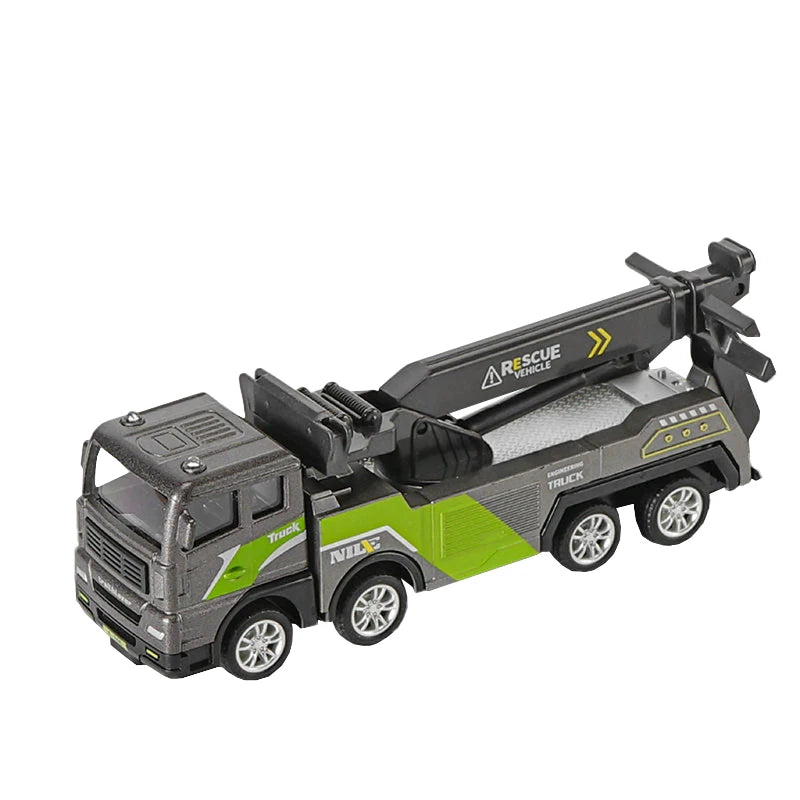 1:50 Scale Die-Cast Construction Vehicle Toy – Truck, Excavator, Crane & More