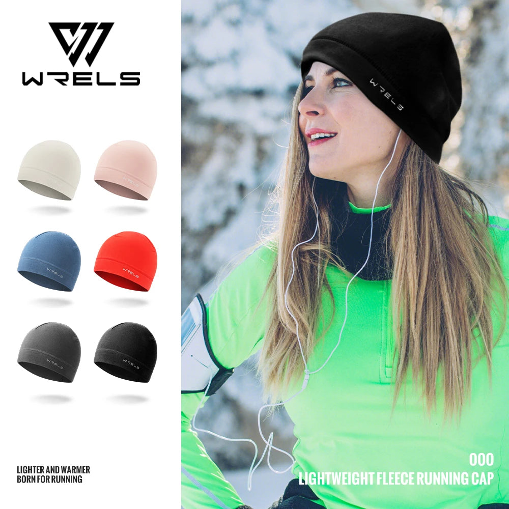 Wrels Thermal Running Beanie Hat – Lightweight Stretch Skull Cap for Sports