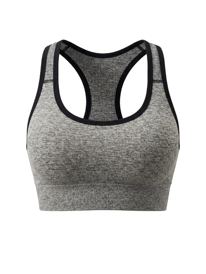 Women's Seamless Racerback Sports Bra – Workout & Yoga Top