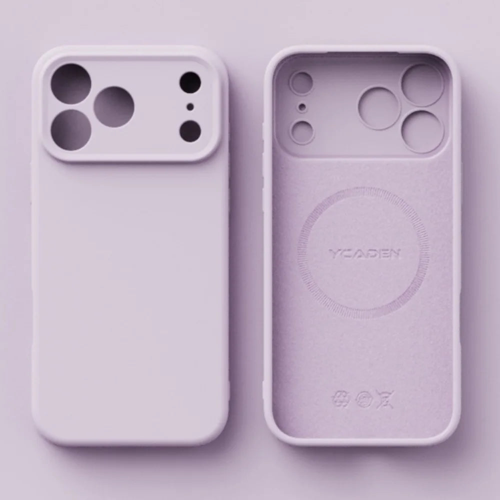 Tpu Shockproof Cover Iphone 17 16 Pro Max 17air 15 14 13 Plus Case Liquid Silicone Original Magsafe