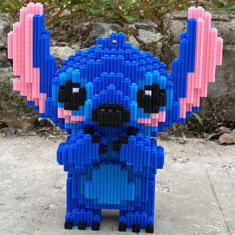 Stitch Mini Building Blocks 3D Model – 21cm DIY Brick Assembly Toy