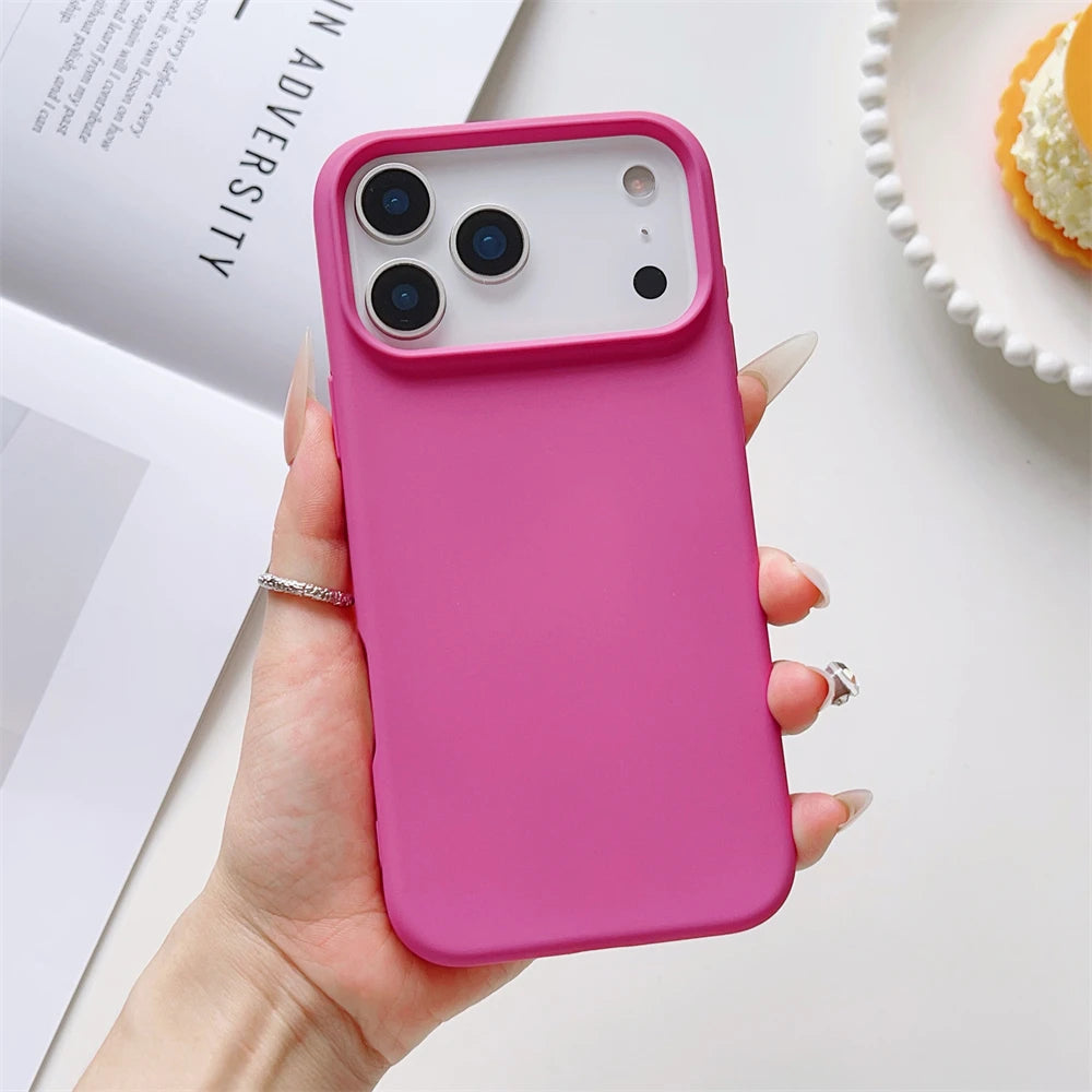Matte Candy Color Phone Case Iphone 17 Air 16 16e 15 Pro Max Liquid Silicone Shockproof Protection