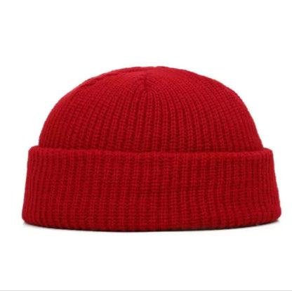 Winter Knit Beanie – Warm Thermal Running Hat for Outdoor Sports & Cycling