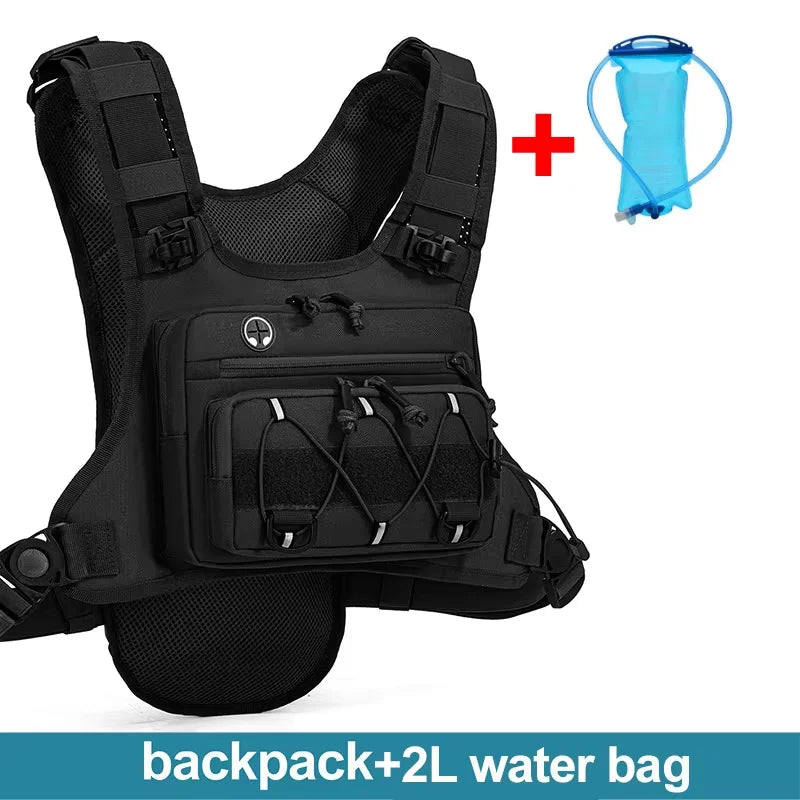 Hydration Vest Running Pack – Tactical Chest Bag for Hiking & Marathon