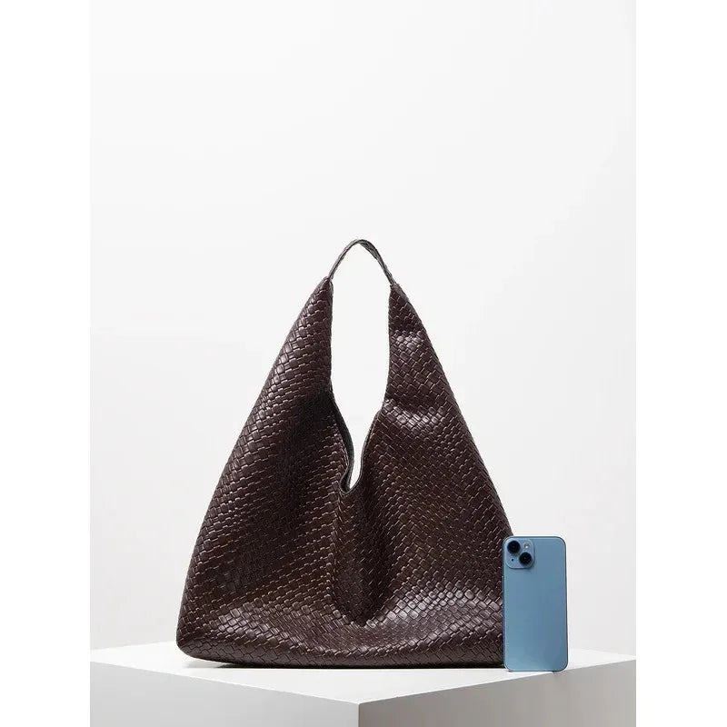 Women's Retro Hobo Tote Bag – Large Capacity Shoulder Bag