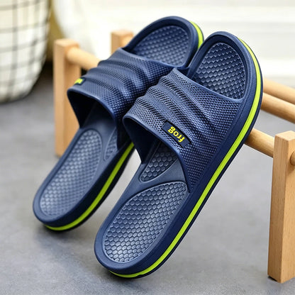 Pmoiste Soft Eva Bathroom Slippers Men Comfortable Designer Light Living Room Shoes Slip-On Not Slip