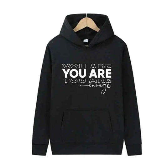 Letter Print Hoodie Casual Streetwear Jogging Pullover Sweatshirt