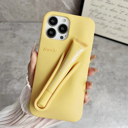 Brand Lemontini Phone Case Iphone 11 12 13 14 15 16 Pro Max Plus 17 Air Makeup Lip Gloss Silicone