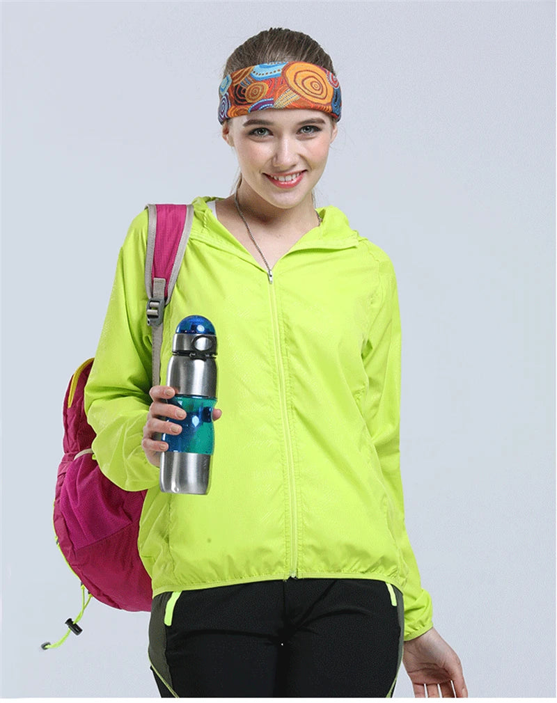 Waterproof Rain Jacket for Men & Women – Quick Dry Outdoor Coat